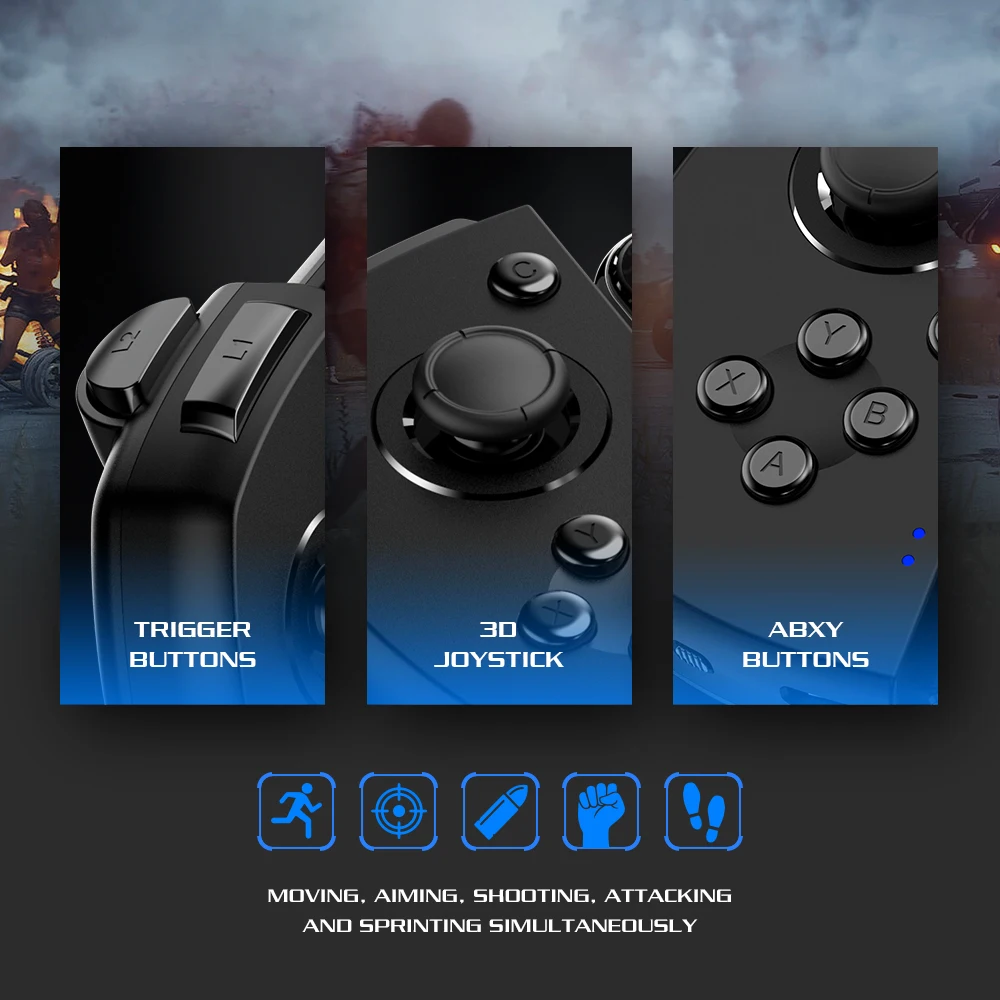 Gamesir G6S G6 Bluetooth беспроводной Одноручные геймпады FPS игровой курок контроллер для IOS поддержка PUBG Mobile