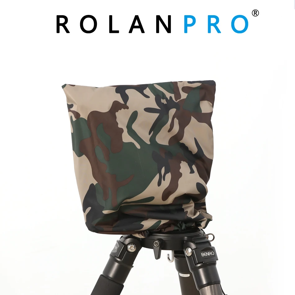 Дождевик ROLANPRO дождевик армейская зеленая камуфляжная одежда для Gitzo Benro GH2 Wimberley WH