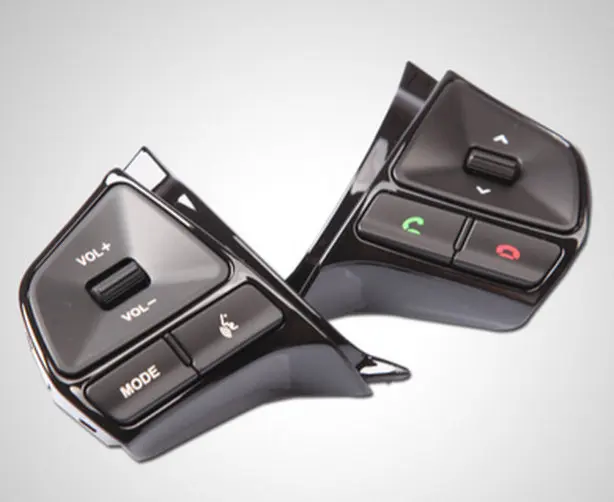 with bluetooth AOSRRUN, руль, аудио канал, кнопка управления, автомобильные аксессуары для 2010 2011 2012 2013 KIA Rio K2, седан, хэтчбек - Название цвета: with bluetooth