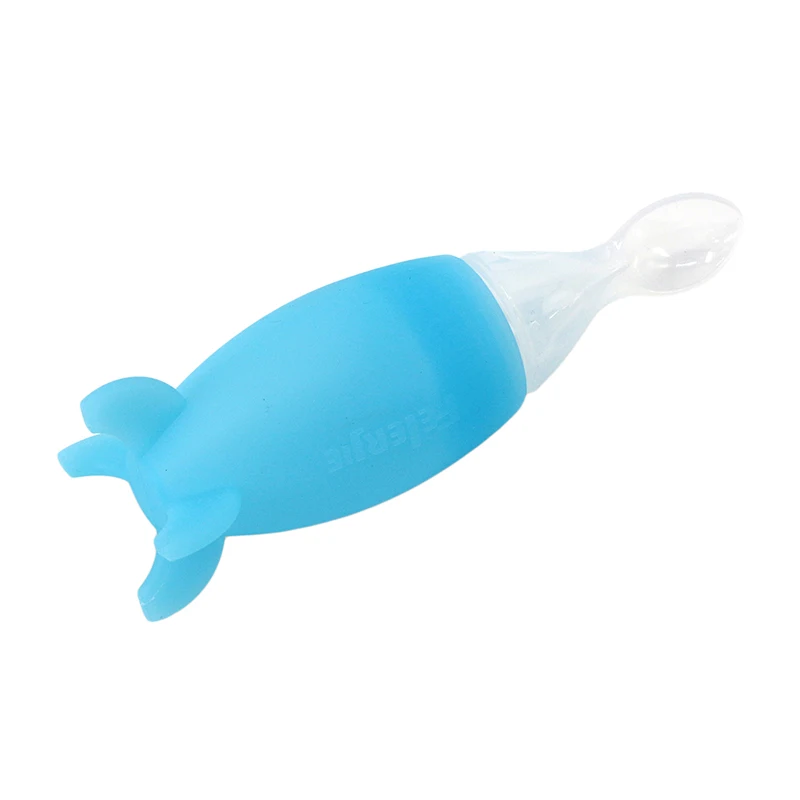 Сжималка для кормления новорожденного ребенка силиконовая ложка риса детская