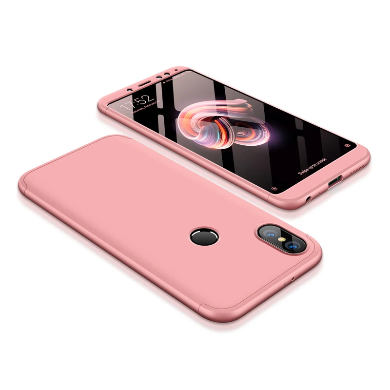 Rose Gold Для Xiao mi Red mi Note 5 Pro Чехол 6A 6 Pro полный защитный чехол для Xiaomi mi A2 6X Max 3 Poco F1 8 Lite 8x SE чехол Гибридный Броня - Цвет: Rose Gold