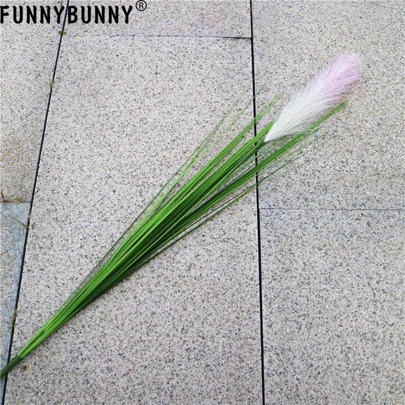 FUNNYBUNNY имитация одного тростника трава зеленое растение в горшках лес свадьба