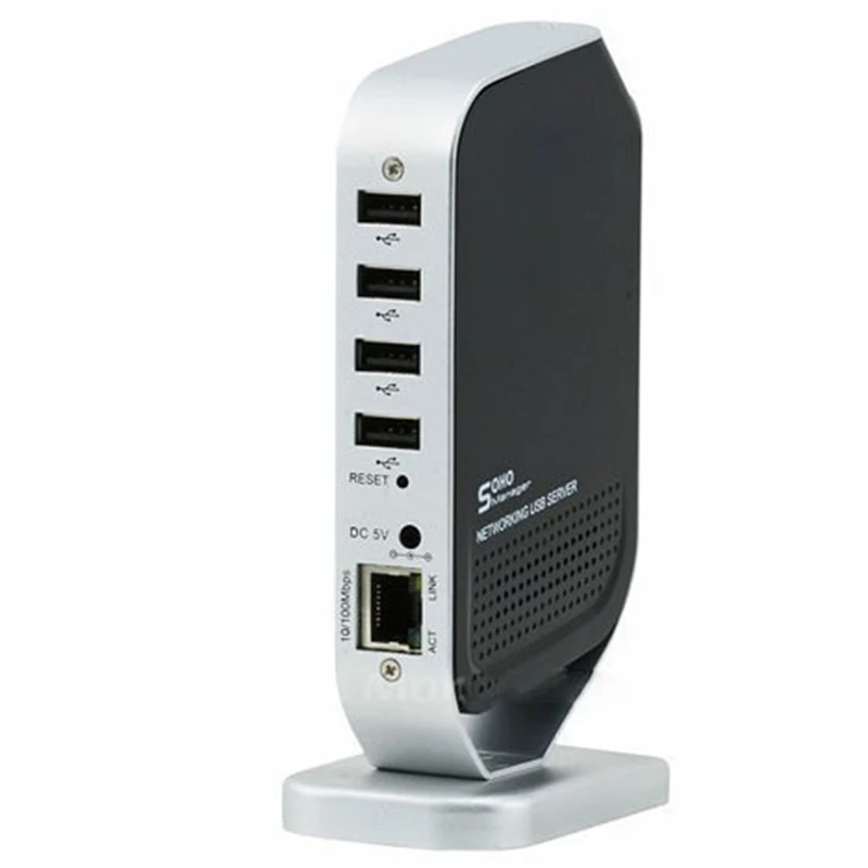 4 Порты и разъёмы Сетевой Usb 2 0 сервер печати совместная печать lan-адаптер на порта