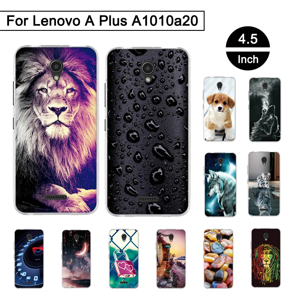 ТПУ чехол для Lenovo A Plus A1010a20 A2016 4 5 дюйма задняя крышка телефона + чехлы чехол|tpu case|case