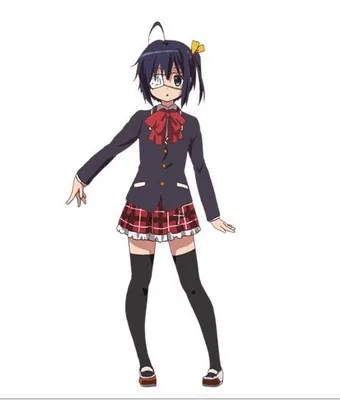 Chunibyo Demo Koi ga Shitai! Таканаши Рикка косплей костюм на заказ Бесплатная доставка|cosplay