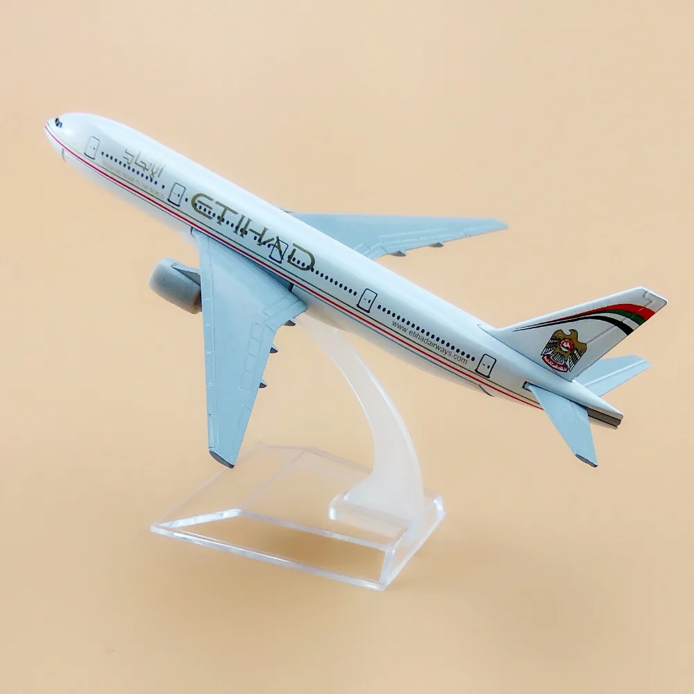 Металлическая Модель самолета Etihad B777 16 см|gift|gift giftsgift stand |