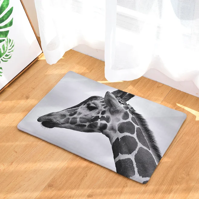 Африканское пастбище жираф коврик для ванной кухонного ковра декоративные