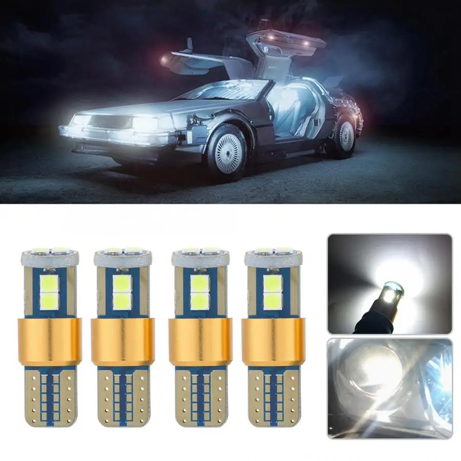 10pcs T10 3030 6SMD 12/24V Canbus LED Light Bulb Car Auto Wide Clearance Reading Indicator Lamp Bulbs White | Автомобили и