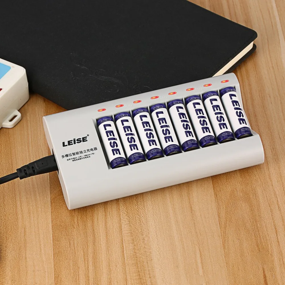 LEISE 858 высокое качество набор для подзарядки батареи Intelligent Fast независимых 8
