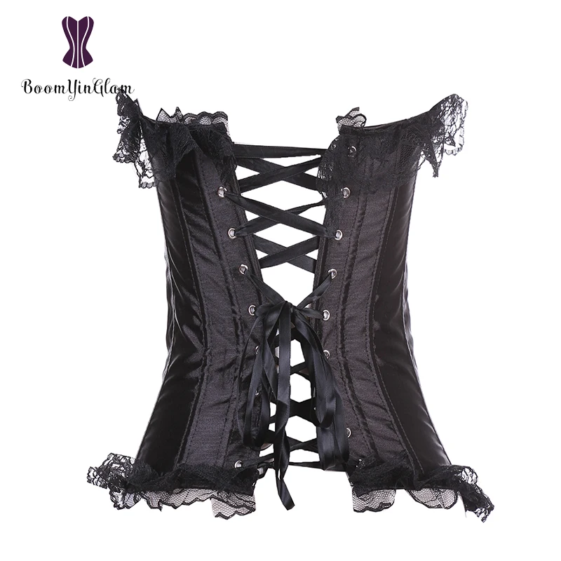 

Fashion Design Basque Dancerwear Overbust Corselet Women Bustier Body Shapewear Slimming Waist Lace Trim Boned Corset 838#