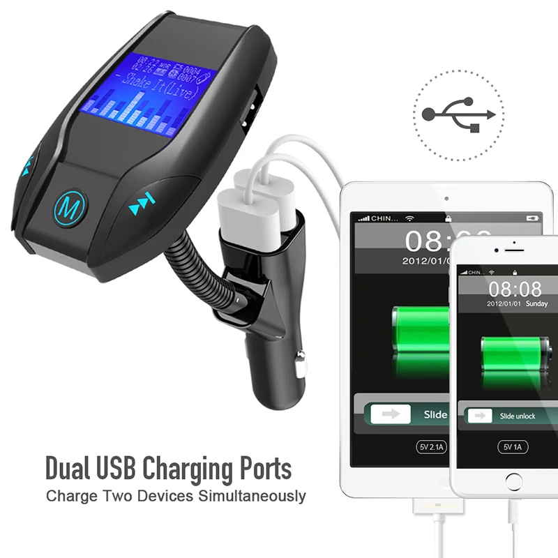 FM35 Автомобильный держатель для мобильного телефона лампы Зарядное устройство