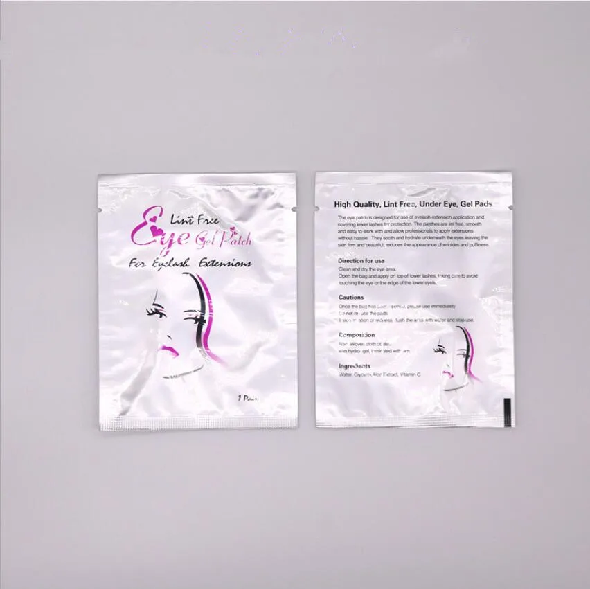 Патчи бумажные безворсовые для наращивания ресниц Типсы и обертывания