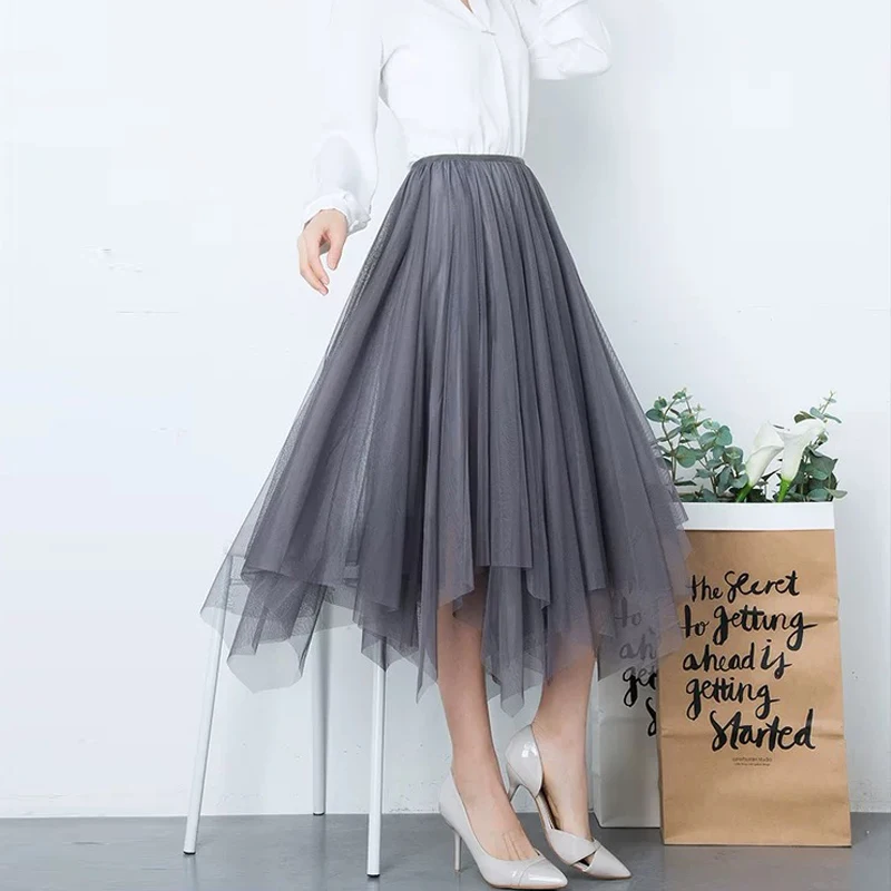 2019 лето осень зима винтажная женская одежда миди юбка эластичная высокая талия