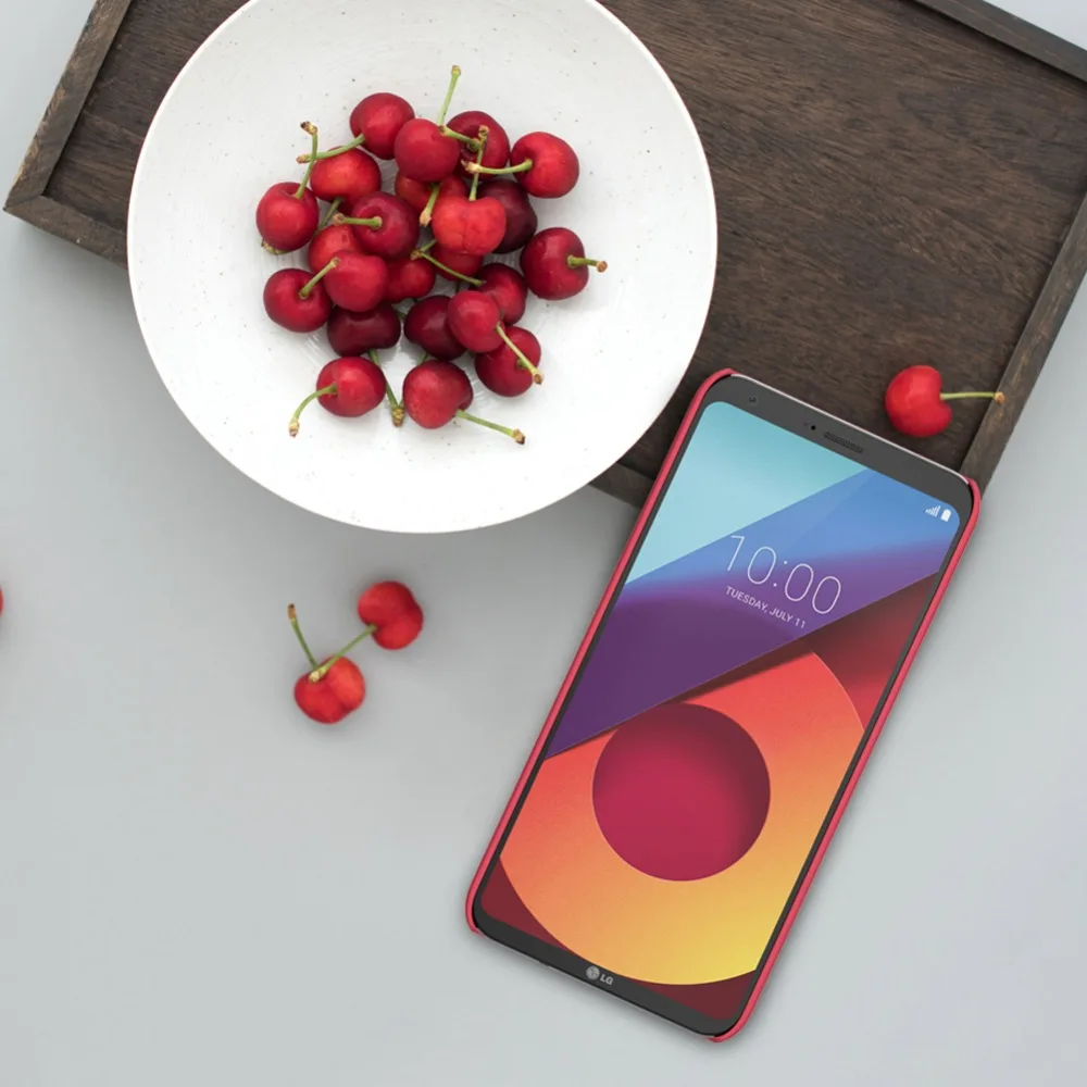 Для lg Q6 чехол 5,5 дюймов Nillkin Матовый твердый пластиковый чехол на заднюю панель для lg g6 сумка для мобильного телефона мини-чехол с защитой экрана