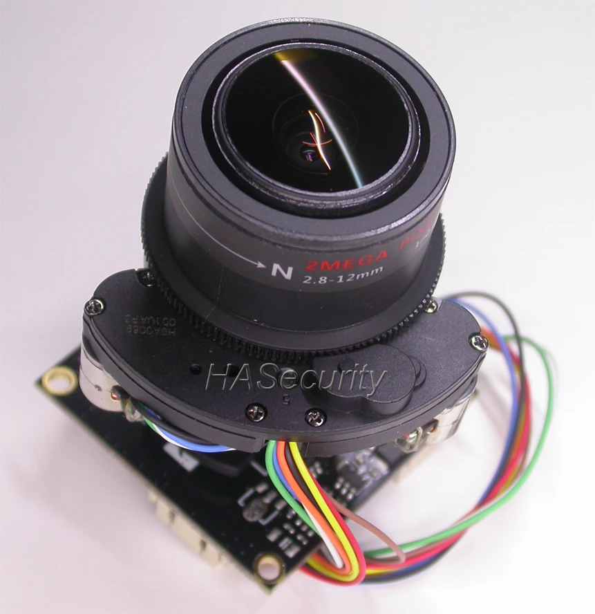 AHD-H 1080P Motorized Zoom& Focus 2.8-12mm LENs 1/2.8" STARVIS IMX307 CMOS+ NVP2441 CCTV camera module PCB board(UTC