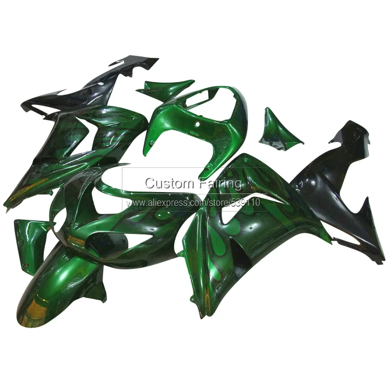 

ABS fairing kit for Kawasaki ZX10R zx-10r 2006 2007 Ninja dark green 06 07 fairings TP07