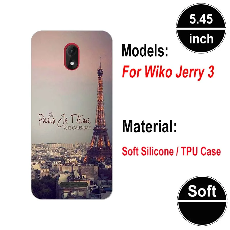 A31 Мягкий силиконовый чехол для Wiko Jerry 3 Jerry3 5,4", Чехол s для Wiko Jerry 3, мягкий чехол с рисунком - Цвет: A31