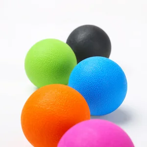 Imported TPE Fascia Ball Lacrosse Muscle Relaxation Exercise Sports Fitness  Yoga Peanut Massage Ball Trigger