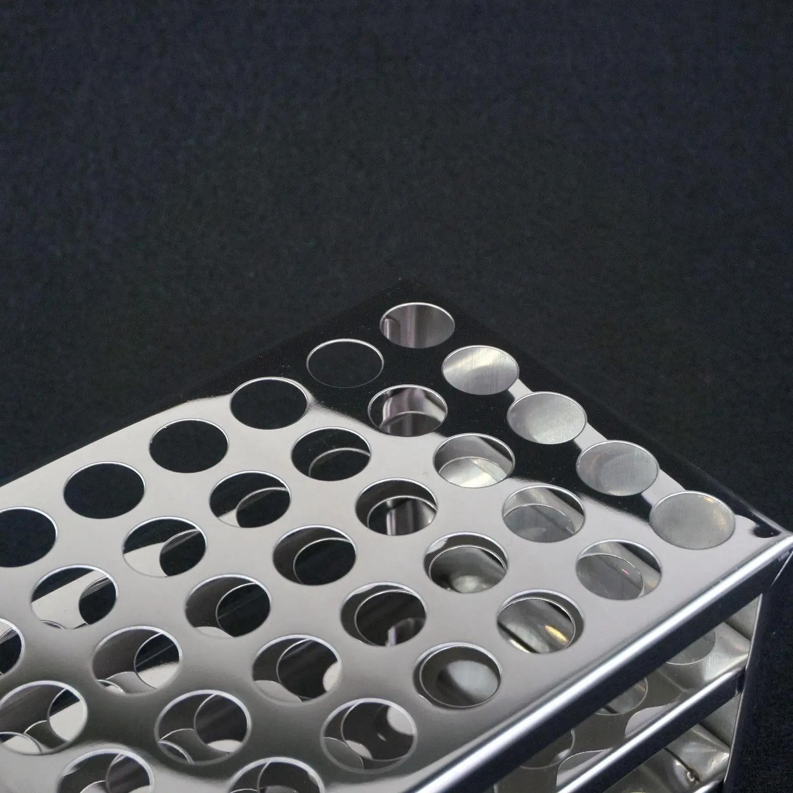 13.5mm Diam x 60 Holes Stainless Steel Test Tube Rack Holder Storage Lab Stand | Канцтовары для офиса и дома