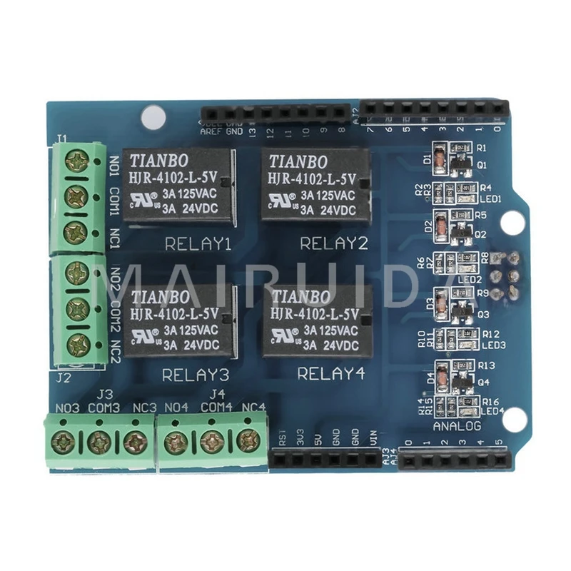 Новый Четыре 4 канальный Релейный Щит 5 В 2 Модуль для Arduino|module for arduino|module 5vmodule relay |