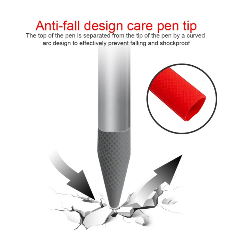 Портативный нескользящий съемный защитный чехол стилус наконечник колпачок для