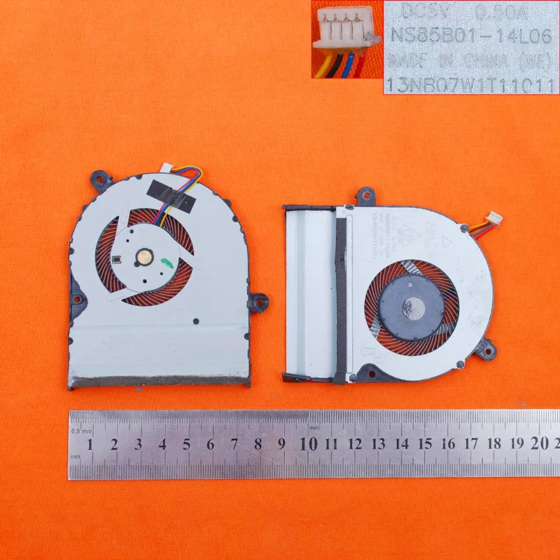 

New Laptop Cooling Fan for ASUS A401L A401LB5200 K401LB5200 K401LB(Original,95% New) PN:NSB5B01-14L06 13NB07W1T11C11