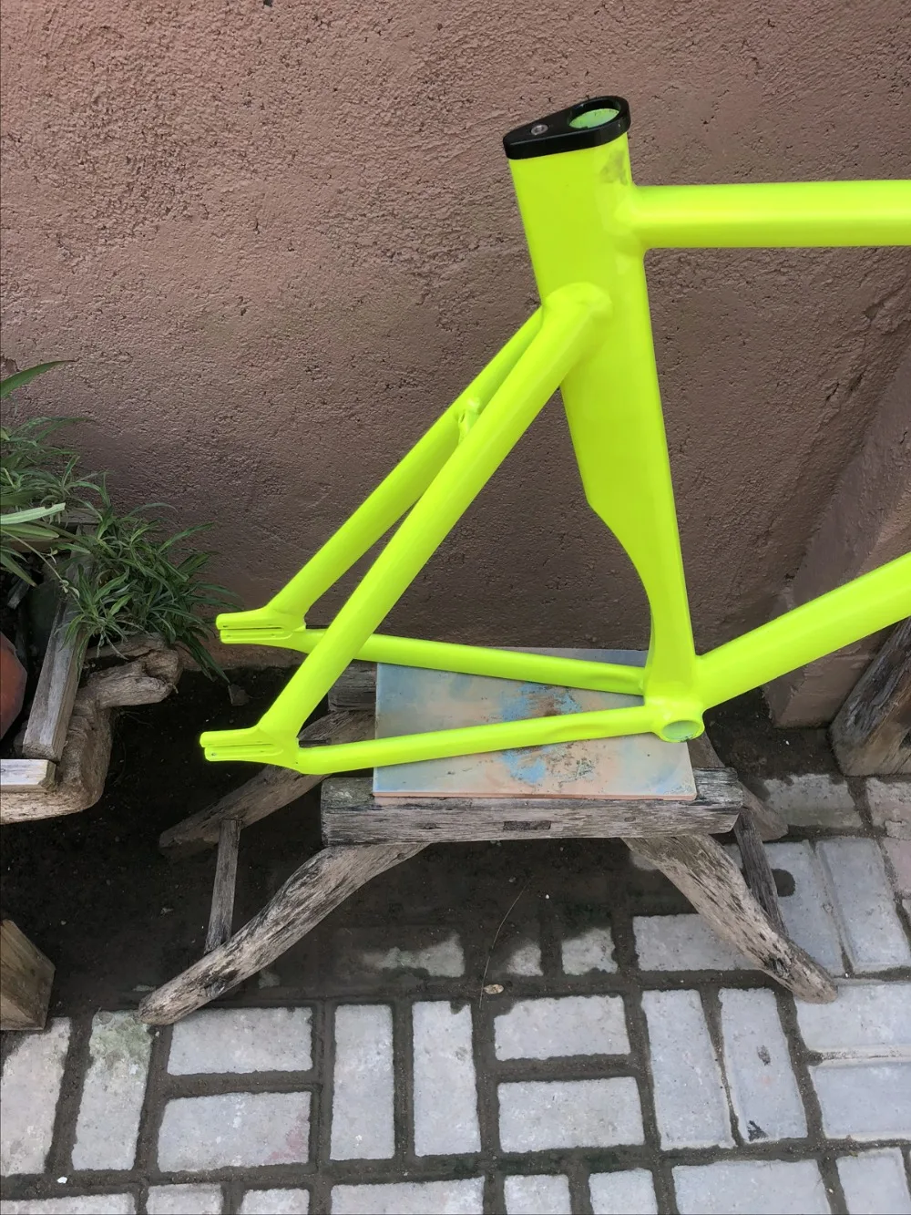 Фиксированная Рама для велосипеда 58 см матовая черная велосипедная Рама Fixie велосипедный кожух из алюминиевого сплава рама