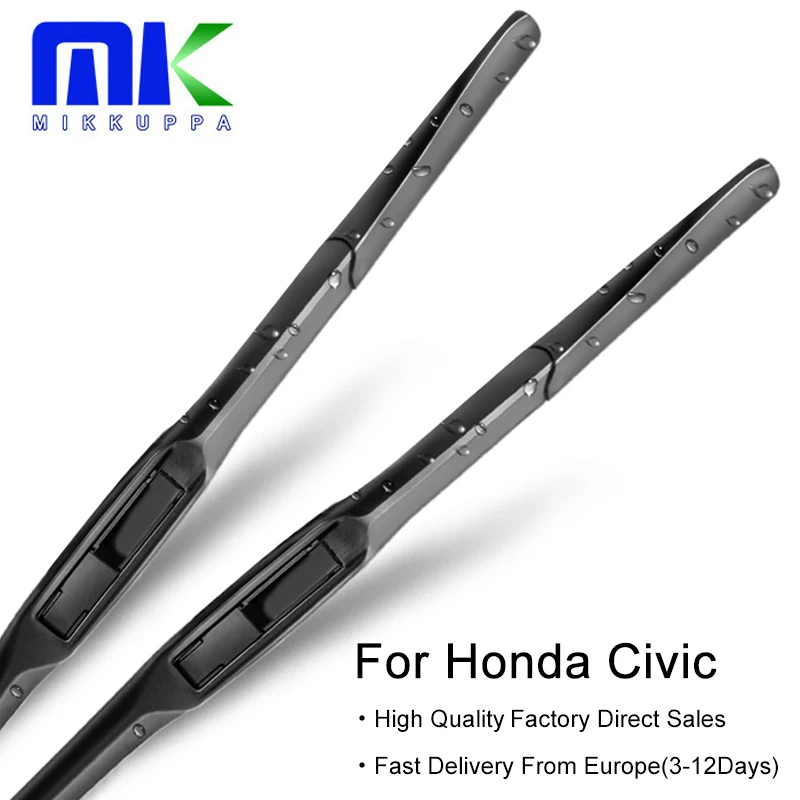 Mikkuppa стеклоочистителей ветрового стекла для Honda Civic 7th 8th 9th поколения(только для международной версии