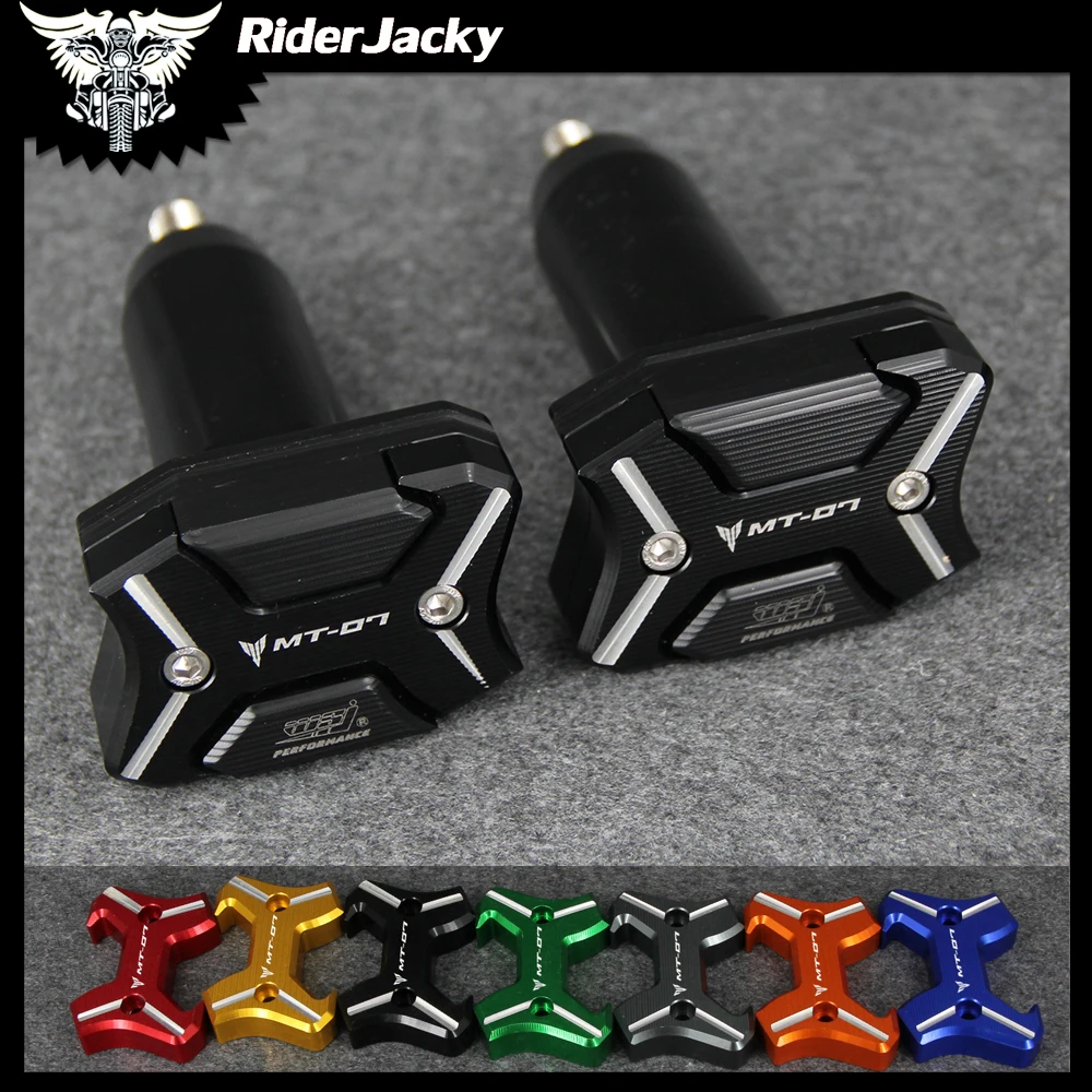 Logo(MT07) For YAMAHA MT-07 2014-2018 2016 2017 Motorcycle Accessories Body Frame Sliders Crash Protector Falling Protection
