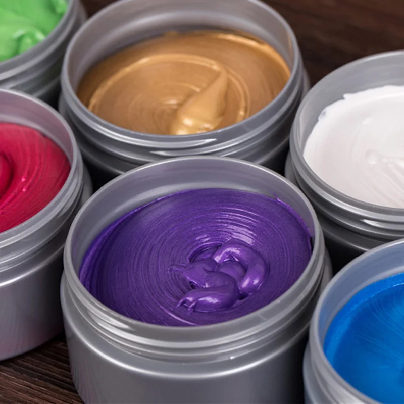 100 г унисекс краска для волос воск грязевая Краска крем Временное моделирование