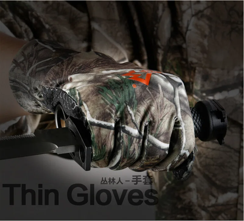Джунгли мужские весенние уличные охотничьи перчатки Нескользящие эластичные