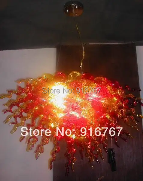 

C122-Glass Art Chandelier Lighting for Big House