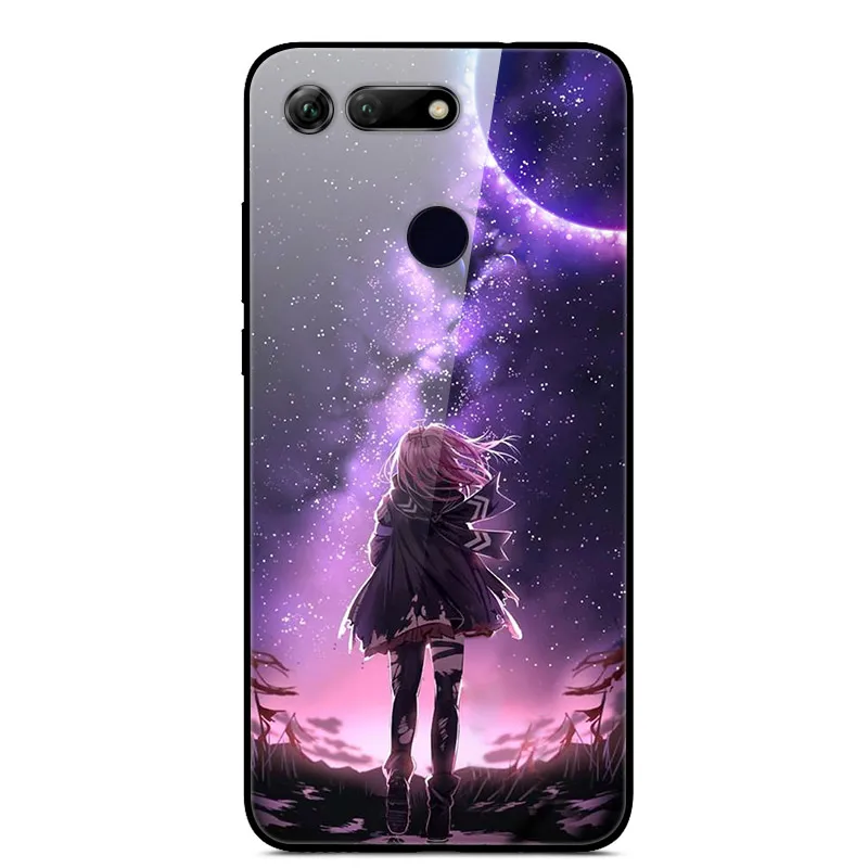 35 Чехол из закаленного стекла для huawei Honor View 20, чехол для huawei Honor 20 lite Honor 20 Pro View 20 - Цвет: 35