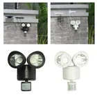 Настенный светильник на солнечной батарее с датчиком движения, 22 светодиода