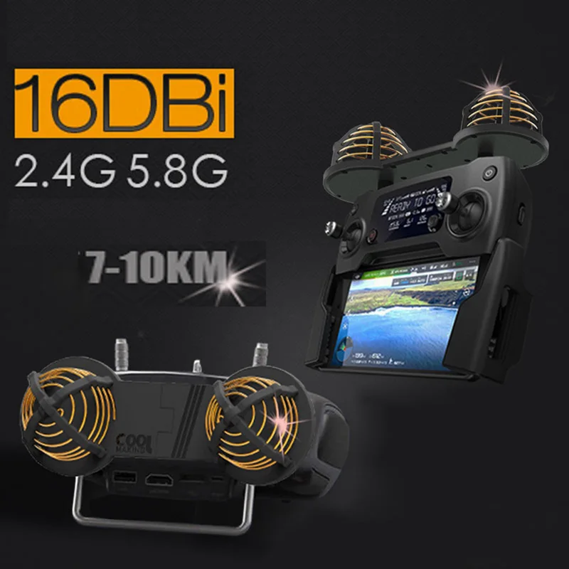 DJI Mavic pro combo/DJI spark/MAVIC воздушная антенна усилитель диапазона сигнала Wi Fi 16DBI 2 4/5 8 ГГц