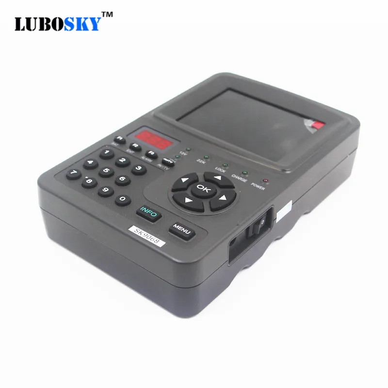 LUBOSKY Sat Finder 3 5 дюймов LCD DVB S2 Высокое разрешение MPEG 4 FTA цифровой спутниковый