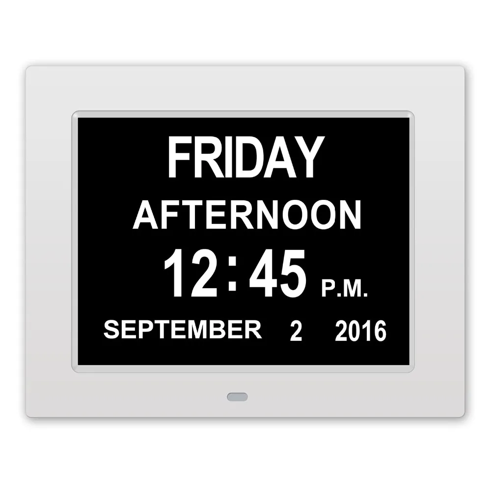 Цифровые фоторамки часы Смарт календарь очень большой несокращенный день и