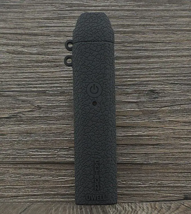 Черный 1 шт. силиконовый защитный гелевый Чехол для uwell caliburn Kit Pod Vape танк распылитель электронная сигарета испаритель - Цвет: Черный