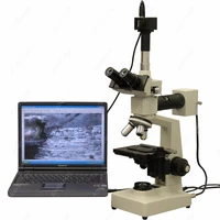 two light metallurgical microscope amscope supplies 40x 1000x two light metallurgical microscope 9mp digital camera