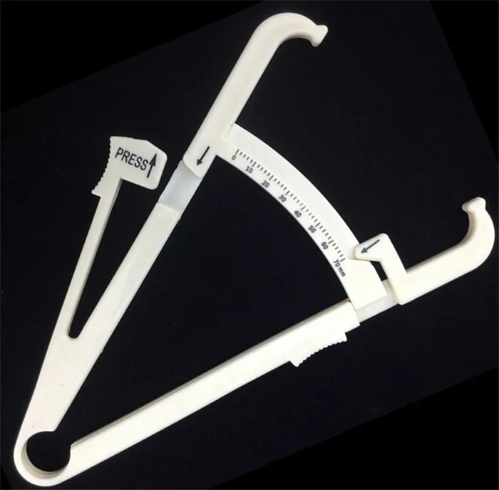 100 шт./лот монитор содержания жира в теле измеритель толщины штангенциркуль