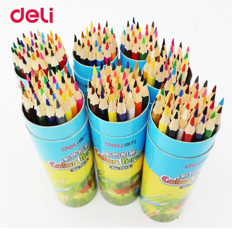 Набор цветных карандашей Deli деревянные цветные карандаши для рисования