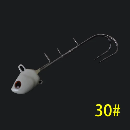 FishKing высокое качество Тати свинцовый крючок 130/140/145 мм приманка со свинцовым крюком С джиг-приманки рыболовные крючки для мягкой приманки рыболовные снасти - Цвет: 001