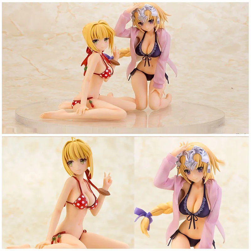 Аниме fate stay night figure Saber Nero и Joan of Arc ПВХ экшн фигурка Коллекционная модель