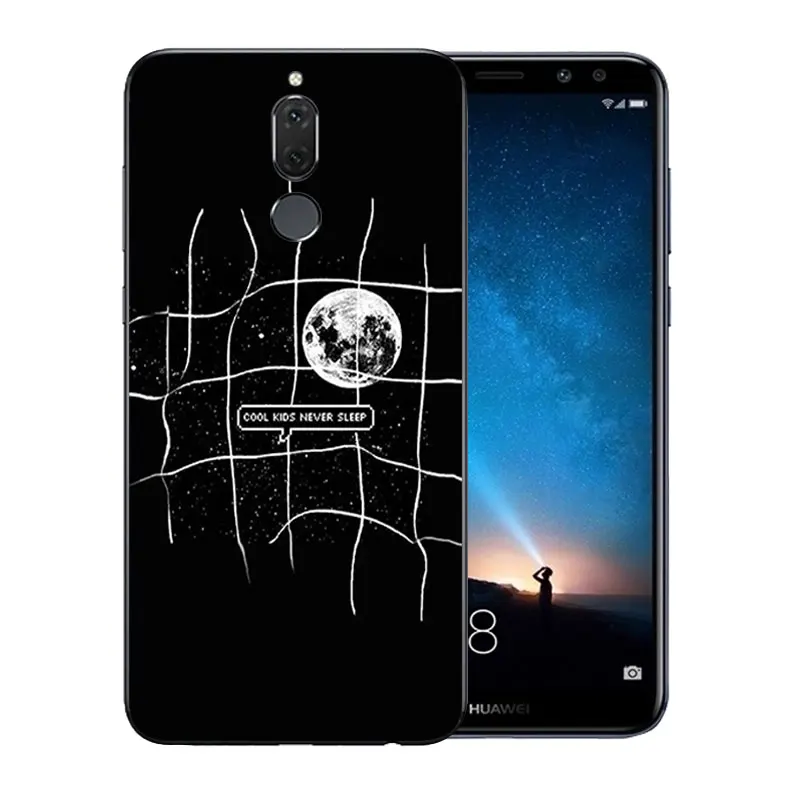 5 9 дюйма для Huawei Nova 2i чехол телефона мягкий силикон Mate 10 Lite гримаса узорчатый