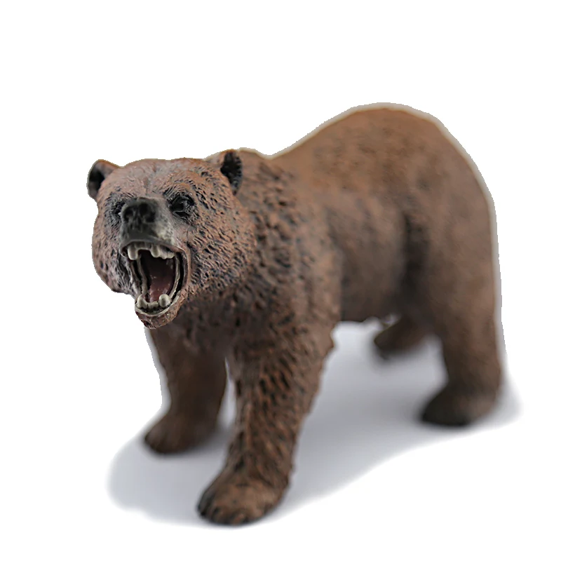 Новинка 2019 медведь экшн-фигурка из ПВХ животные мир дикие твердые имитация