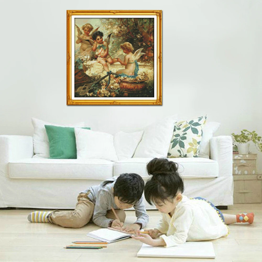 Набор для вышивки крестом Joy Sunday Garden украшение дома R320 14CT 11CT |