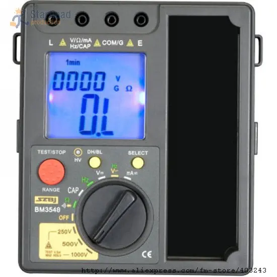 2 in 1 Digital Insulation Tester megohmmeter & 3 3/4 Multimeter | Измерительные инструменты