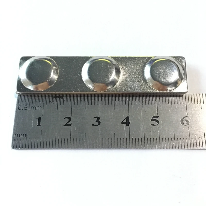 10 шт. металлический магнитный держатель для значков