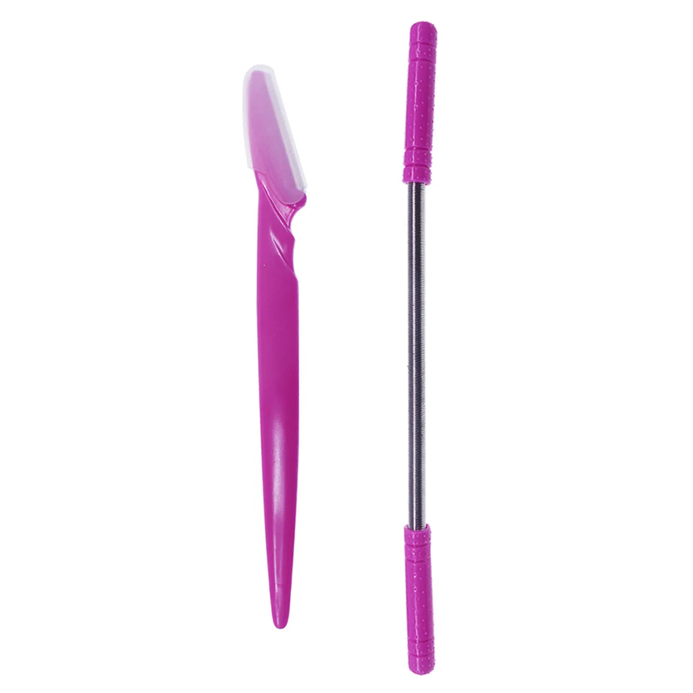 Facial Hair Remover Kit Effective Epilator Mini Safe Eyebrow Razor/Trimmer Handheld Makeup Knife Quick Face Care Random Color | Красота и