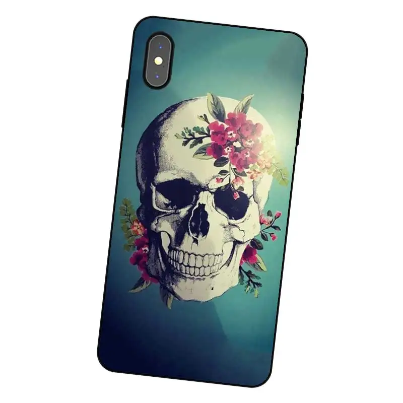 P177 Reaper Art Black Silicone Case Cover For Apple iPhone 11 Pro XR XS Max X 8 7 6 6S Plus 5 5S SE |